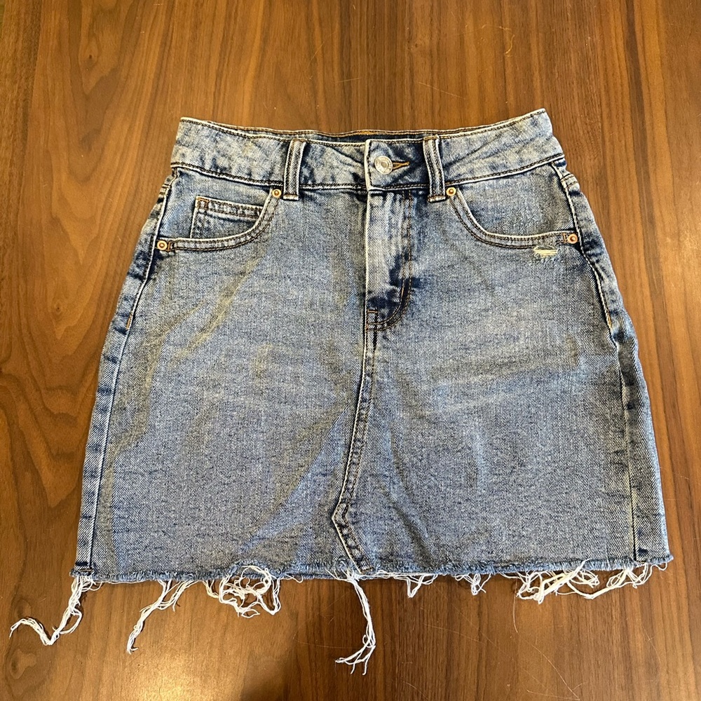 Denim miniskirt